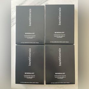 LOT Bareminerals eyeshadow palette set of 4